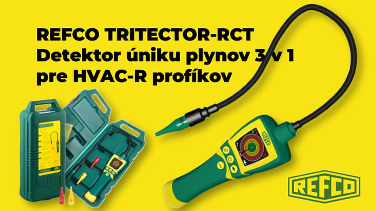 REFCO TRITECTOR-RCT: jeden detektor úniku, tri možnosti detekcie a menej náradia v kufri
