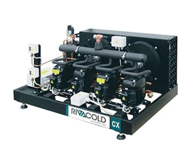  Združená kompresorová jednotka s hermetickým kompresorom N°4XSC12DL R404   C4NMC12Z0F11 Rivacold