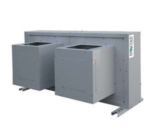  Vzduchový kondenzátor s tangenciálnymi ventilátormi 2X630 28T-R3-PA2,1  RCF2D3 Rivacold