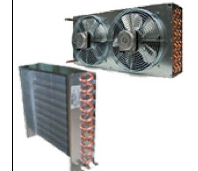 Kompaktný vzduchový kondenzátor 25X12,5 40T 10T-4R-240-PA=3  1040240F50 Rivacold