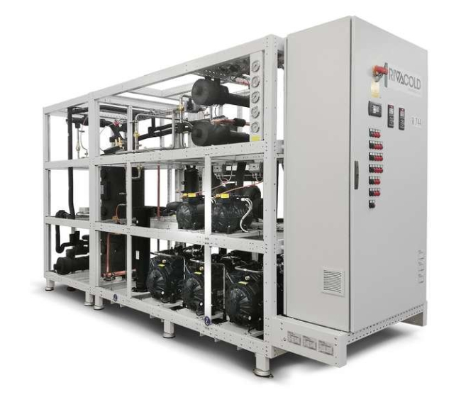 CO2 združená jednotka multi-kompresorová TB-3XCD2500H  + 3XCDS401B LT  TD0M047L025X0 Rivacold