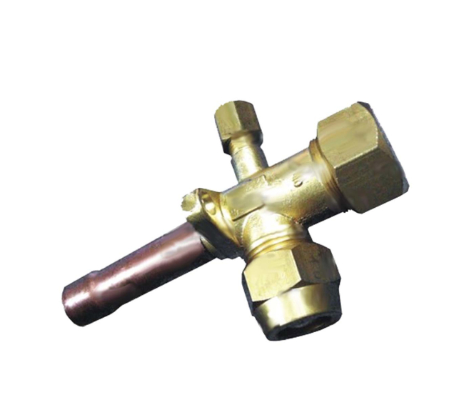 Ventil klimatizácie split, 3 cestný, 5/8" ODS x 5/8" SAE x 1/4"