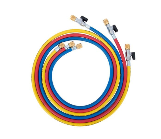 Set chladiarenských hadíc 150cm CA-CCL-60 1/4 s ventilmi 4493622 Refco