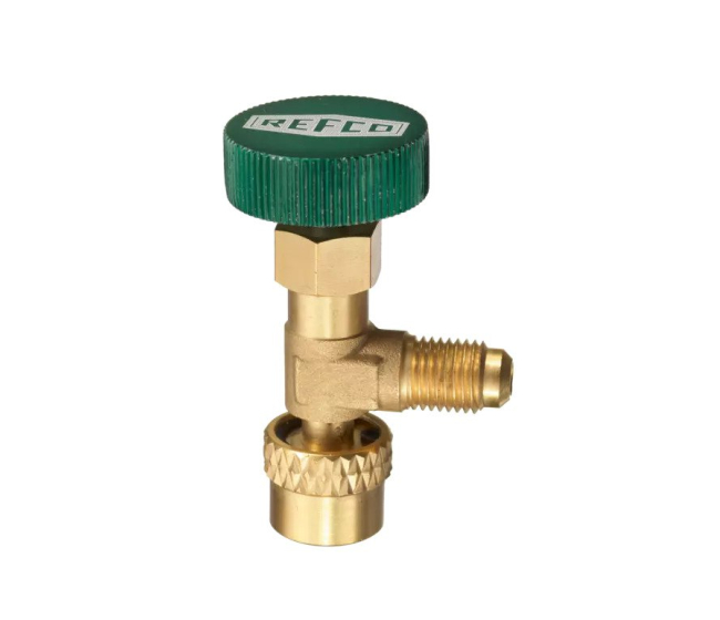 Servisný ventil  A-33010 1/4" SAE x 1/4 SAE  4681636 Refco 