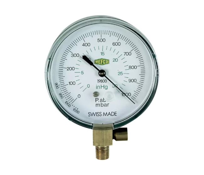Vákuometer19800-SV 80mm 1/8" "NPT" 9882473 Refco