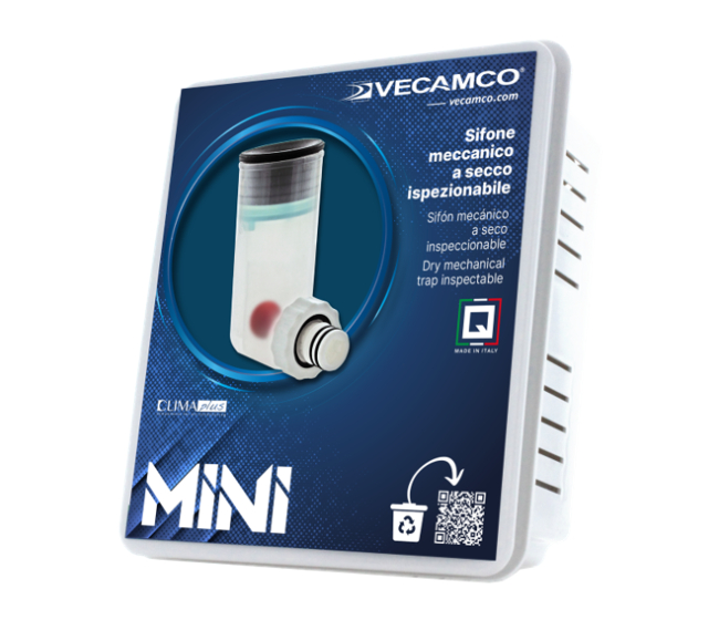 Podomietkový sifón MINI Vecamco