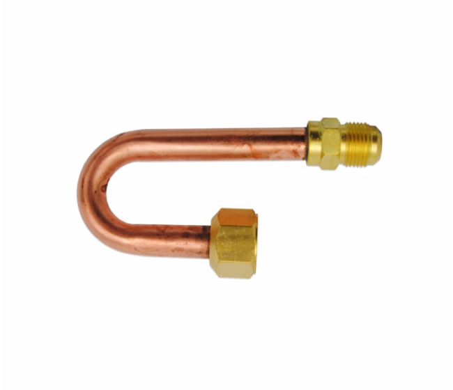 Medené pripojenie 1/2 * 1 mm - 180° Tecnogas