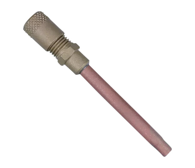 Servisný ventil s rúrkou komplet Ø 1/4″ A-31004/10 Refco (balík obsahuje 10ks)